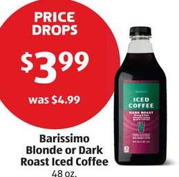 Barissimo Blonde or Dark Roast Iced Coffee