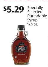 Specially Selected Pure Maple Syrup