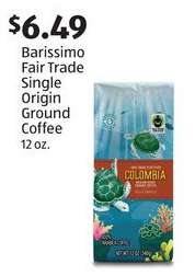 Barissimo Fair Trade Single Origin Ground Coffee