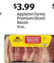 Appleton Farms Premium Sliced Bacon