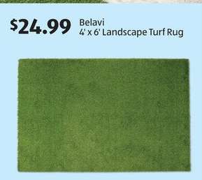 Belavi 4' x 6' Landscape Turf Rug