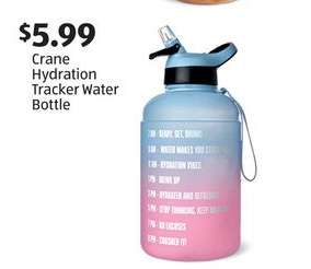 Crane Hydration Tracker Water Bottle