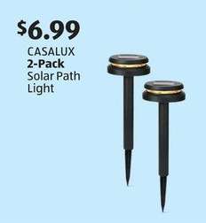 CASALUX 2-Pack Solar Path Light