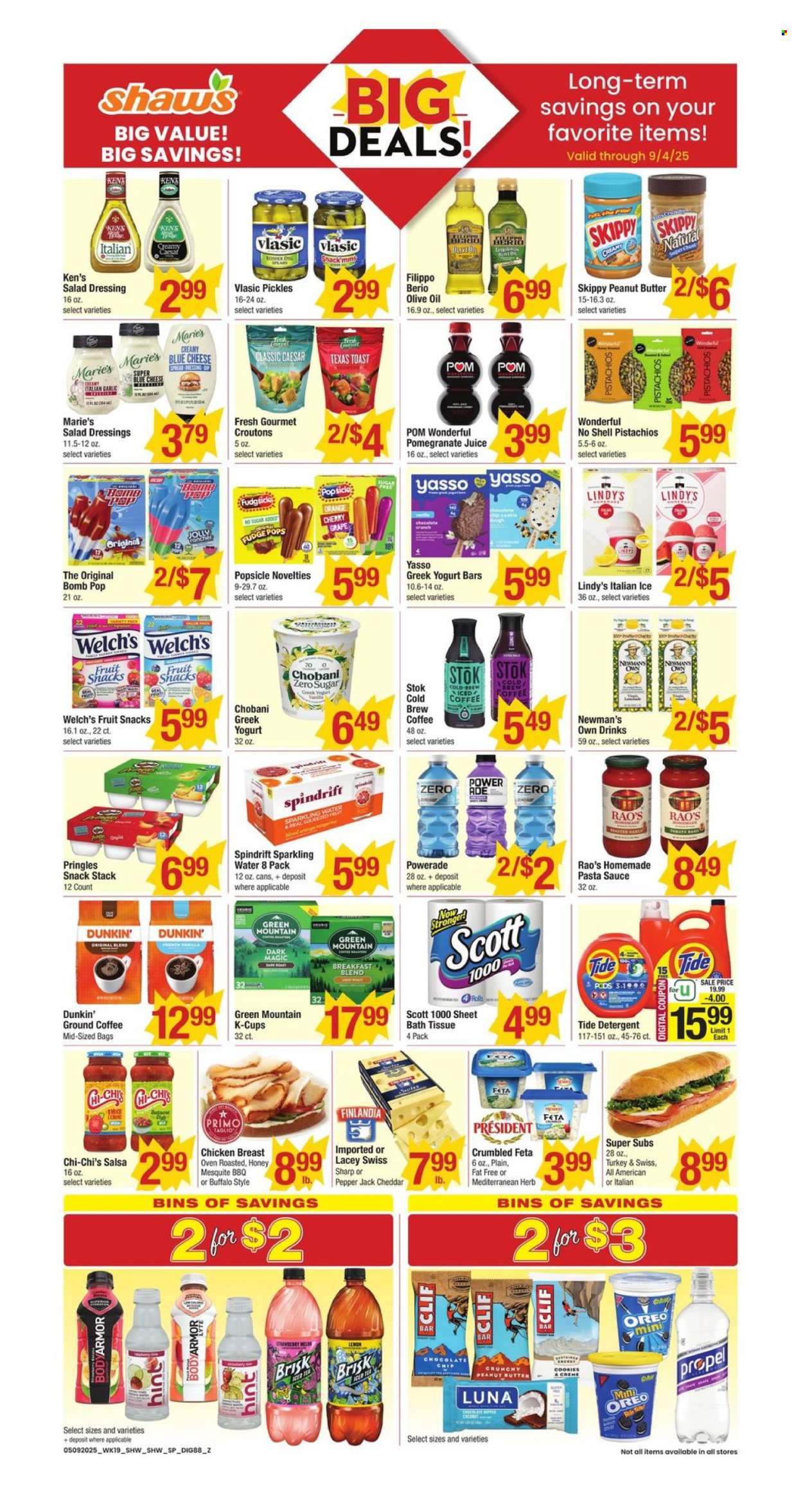 Shaw’s ad - 05/09/2025 - 05/15/2025. Page 1