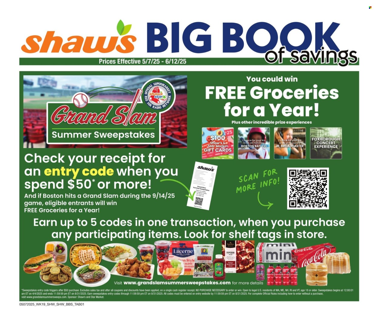Shaw’s ad - 05/07/2025 - 06/12/2025. Page 1