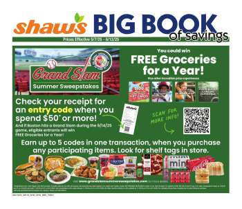 Shaw’s Flyer - 05/07/2025 - 06/12/2025.