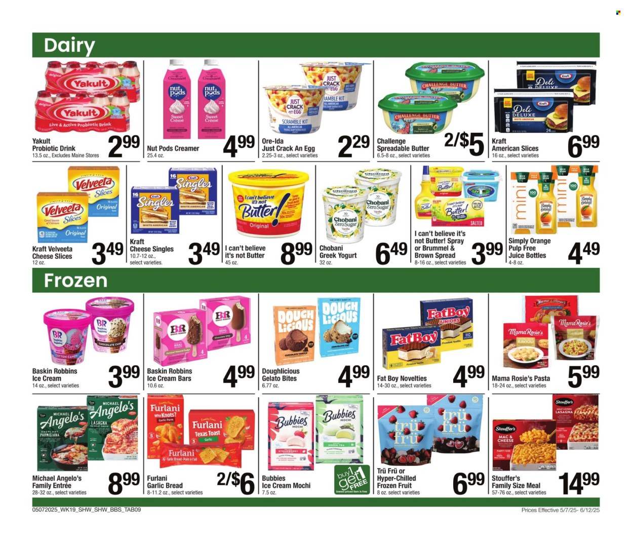 Shaw’s ad - 05/07/2025 - 06/12/2025. Page 1
