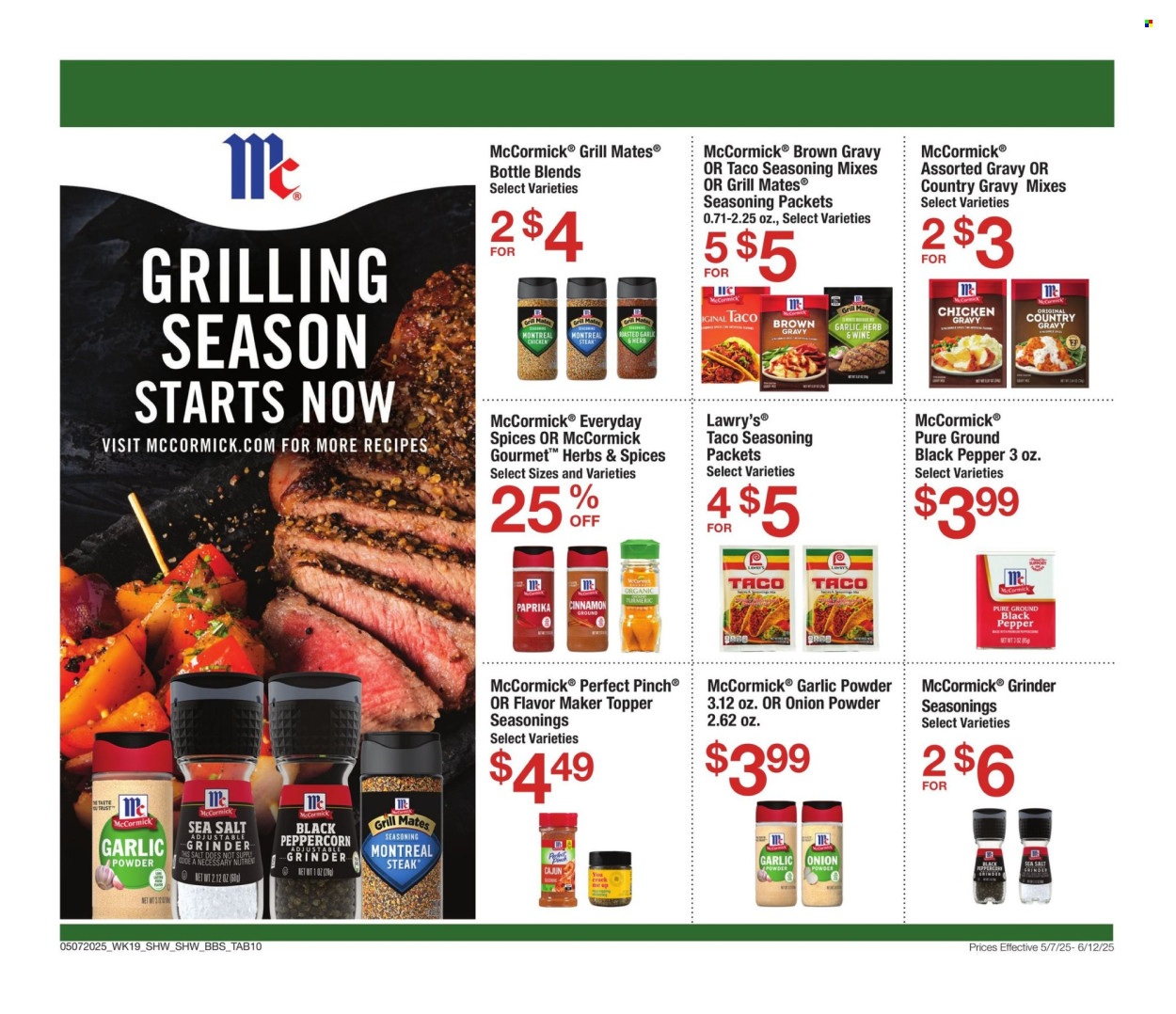 Shaw’s ad - 05/07/2025 - 06/12/2025. Page 1