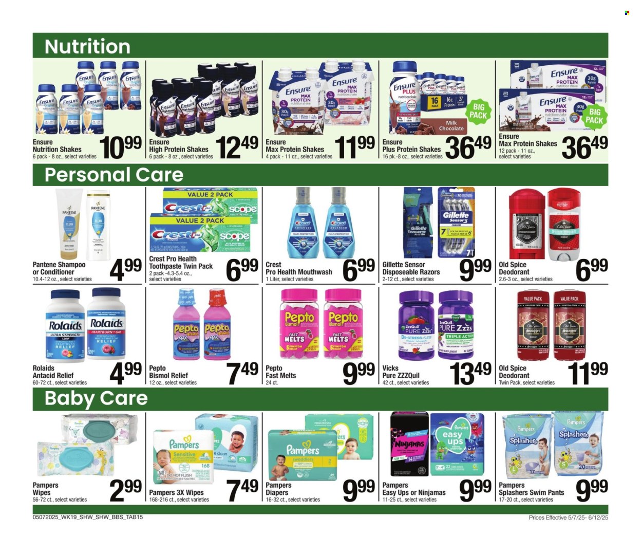Shaw’s ad - 05/07/2025 - 06/12/2025. Page 1