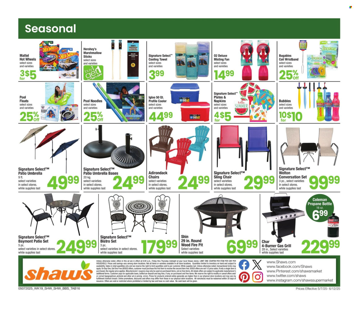 Shaw’s ad - 05/07/2025 - 06/12/2025. Page 1