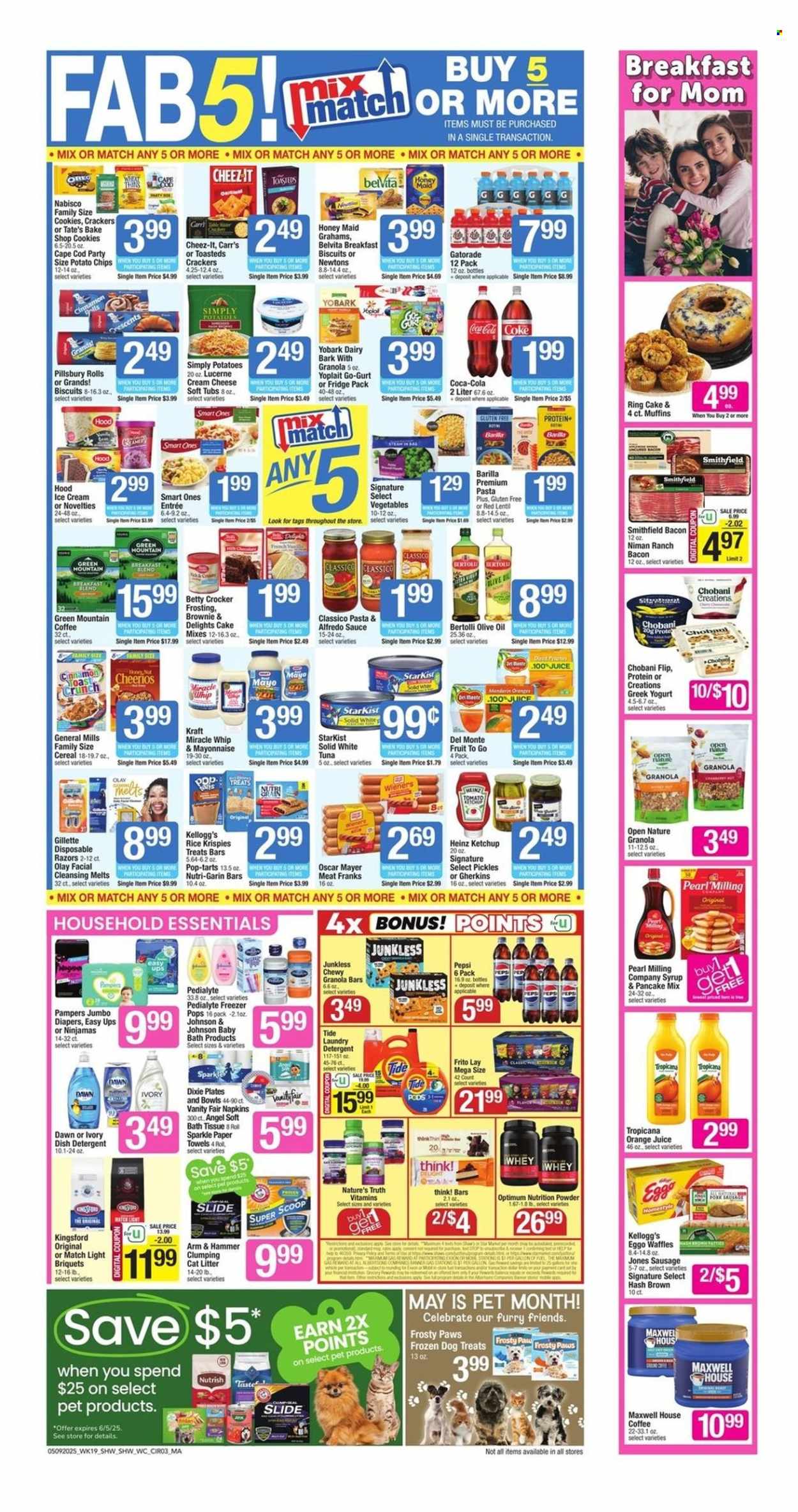 Shaw’s ad - 05/09/2025 - 05/15/2025. Page 1