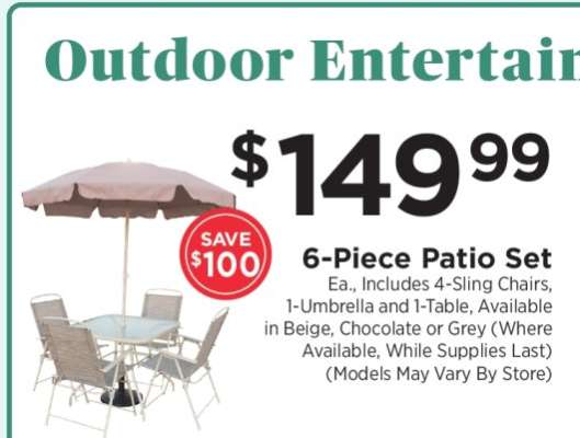 6-Piece Patio Set