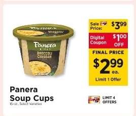 Panera Soup Cups