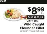 Wild Caught Flounder Fillet