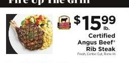 Certified Angus Beef Rib Steak