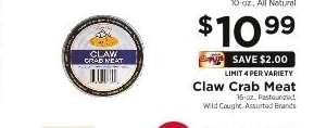 Claw Crab Meat