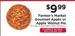 Farmer's Market Gourmet Apple or Apple Walnut Pie