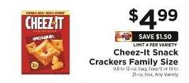 Cheez-It Snack Crackers Family Size