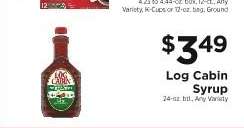 Log Cabin Syrup