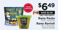 Rana Pesto/Rana Ravioli