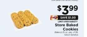 Store Baked Cookies