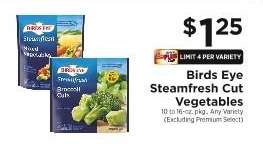 Birds Eye Steamfresh Cut Vegetables