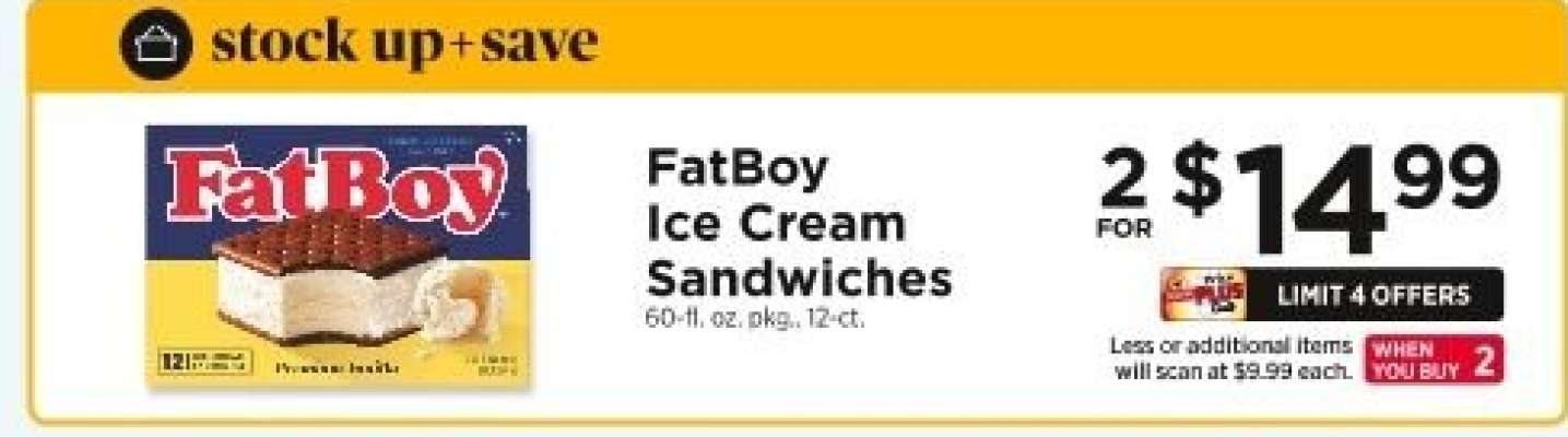 FatBoy Ice Cream Sandwiches
