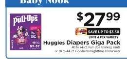 Huggies Diapers Giga Pack