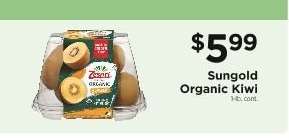 Sungold Organic Kiwi