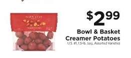 Bowl & Basket Creamer Potatoes
