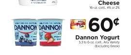 Dannon yogurt