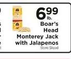 Boar's Head Monterey Jack with Jalapenos