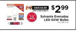 Sylvania Everyday LED 60W Bulbs