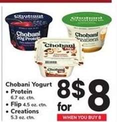 Chobani Yogurt