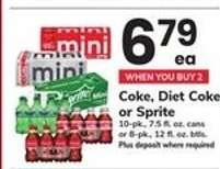 Coke, Diet Coke Or Sprite