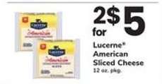 Lucerne American Sliced Cheese