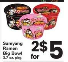 Samyang Ramen Big Bowl