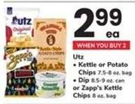 Utz Kettle or Potato Chips