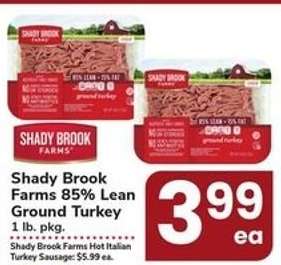 Shady Brook Farms 85% Lean Ground Turkey