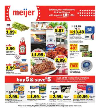 Meijer Flyer - 05/11/2025 - 05/17/2025.