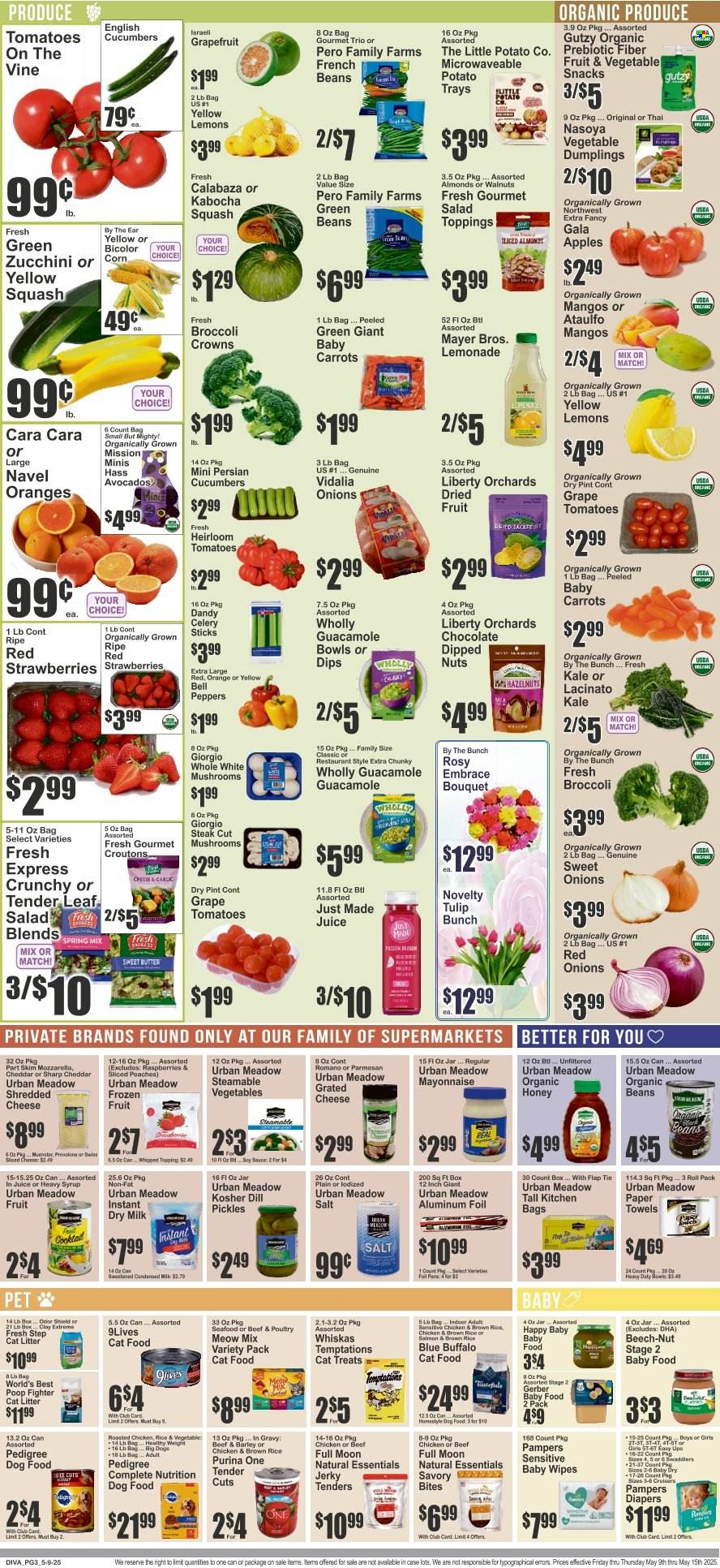 Key Food ad - 05/09/2025 - 05/15/2025. Page 1