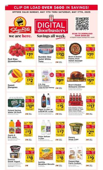 ShopRite Flyer - 05/11/2025 - 05/17/2025.