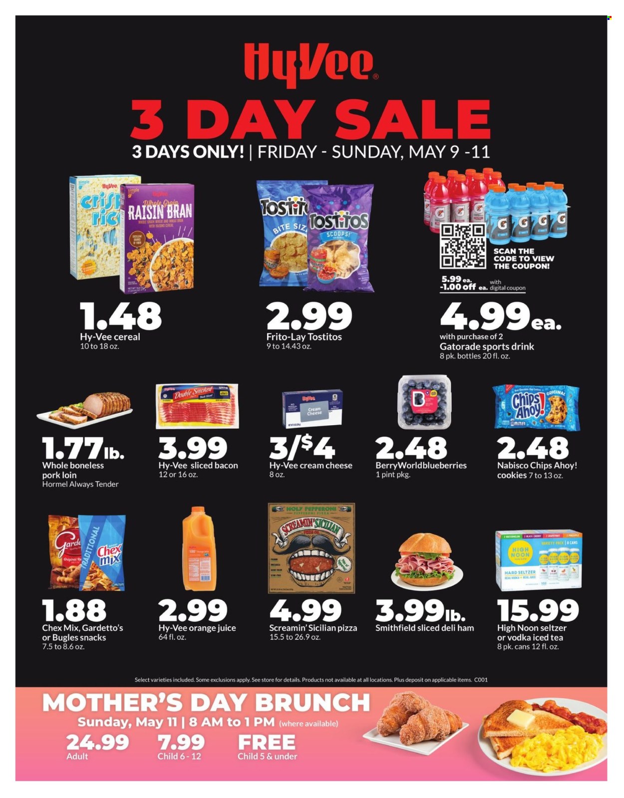 Hy-Vee ad - 05/09/2025 - 05/11/2025. Page 1