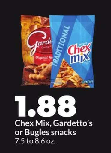 Chex Mix, Gardetto's or Bugles Snacks