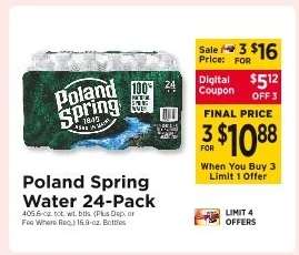 Poland Spring Water 24-Pack