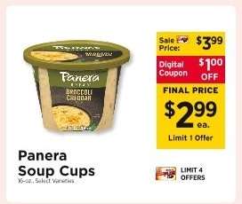 Panera Soup Cups