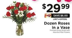 Dozen Roses in a Vase