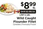 Wild Caught Flounder Fillet