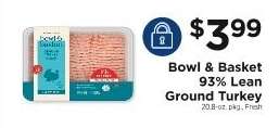 Bowl & Basket 93% Lean Ground Turkey