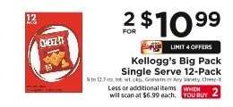 Kellogg's Big Pack Single Serve 12-Pack